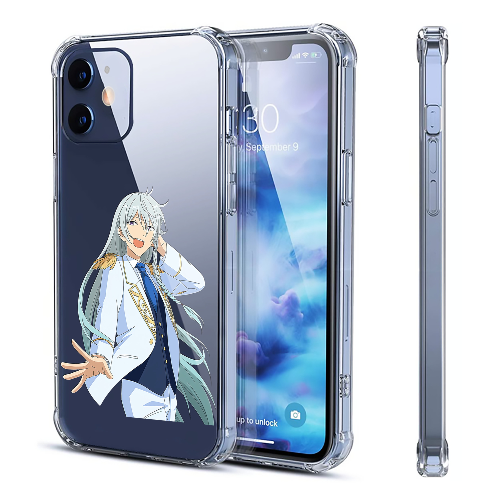 （画像用） あんさんぶるスターズ! Ensemble Stars 【iPhone 12シリーズ対応】透明スマホケース（クリアソフトケース）